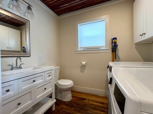 Bathroom, Interior, Wood Texture Flooring