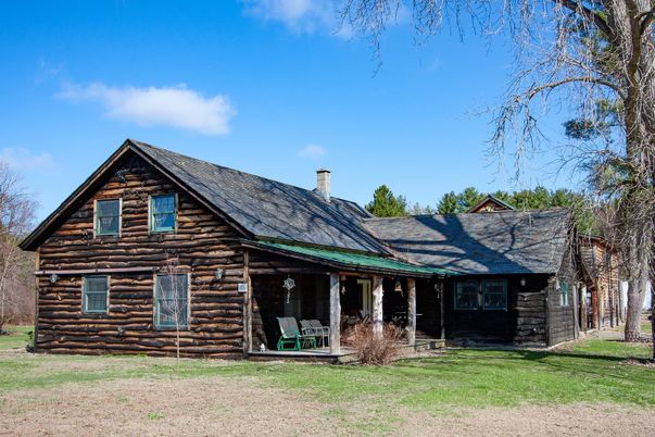 Backyard, Exterior, Facade, Log Home
