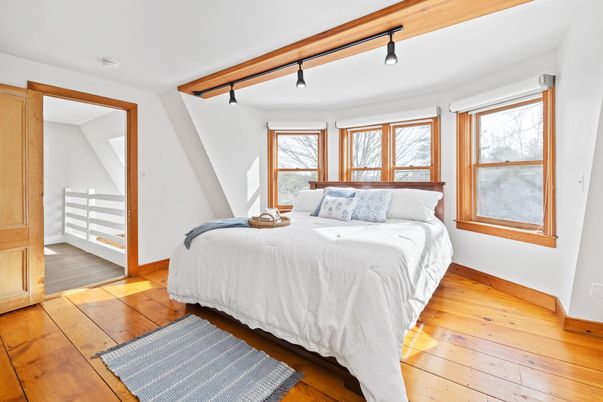 Bedroom, Interior, Wood Texture Flooring