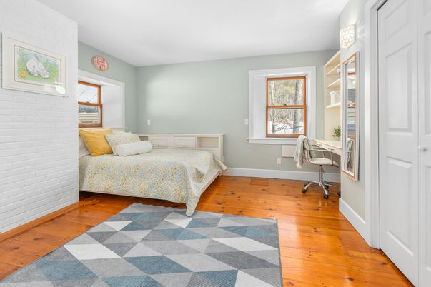 Bedroom, Home Office, Interior, Wood Texture Flooring
