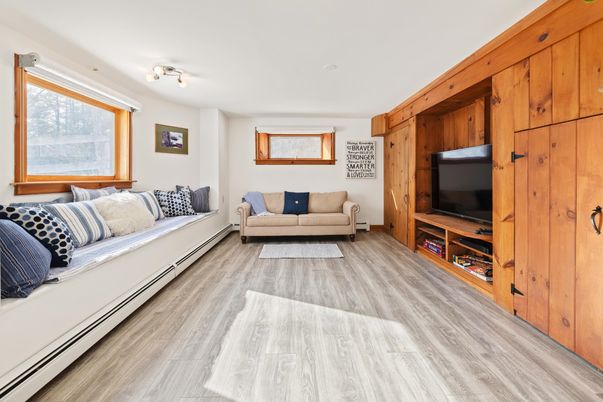 Interior, Living room, Wood Texture Flooring, Wooden Walls