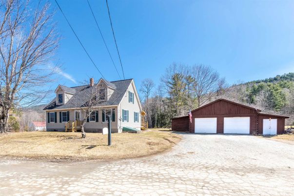Backyard, Detached Garage, Exterior, Facade, Cape Cod