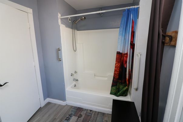 Bathroom, Interior, Wood Texture Flooring
