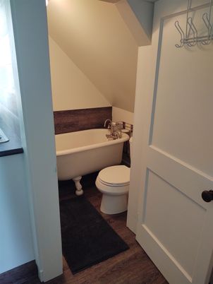 Bathroom, Interior, Wood Texture Flooring