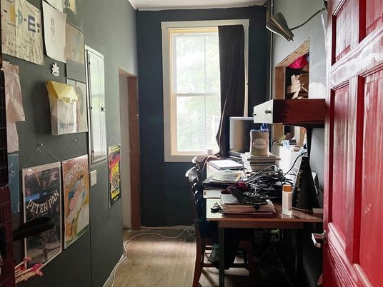 Home Office, Interior, Wood Texture Flooring