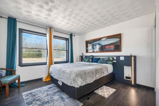 Bedroom, Interior, Wood Texture Flooring