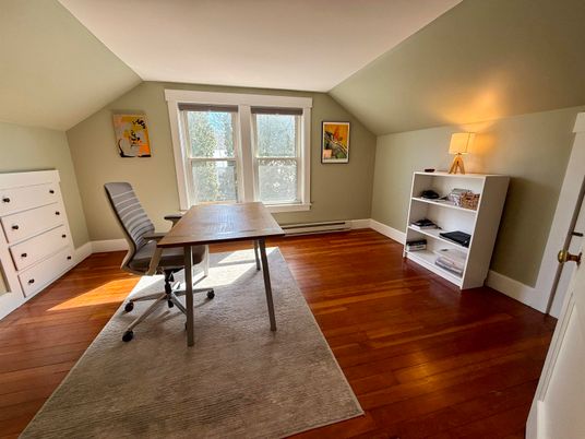Home Office, Interior, Wood Texture Flooring