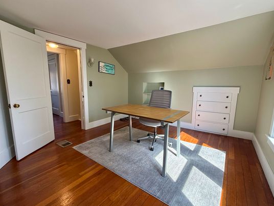 Home Office, Interior, Wood Texture Flooring