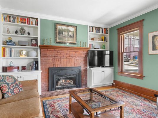 Fireplace, Interior, Living room, Wood Texture Flooring