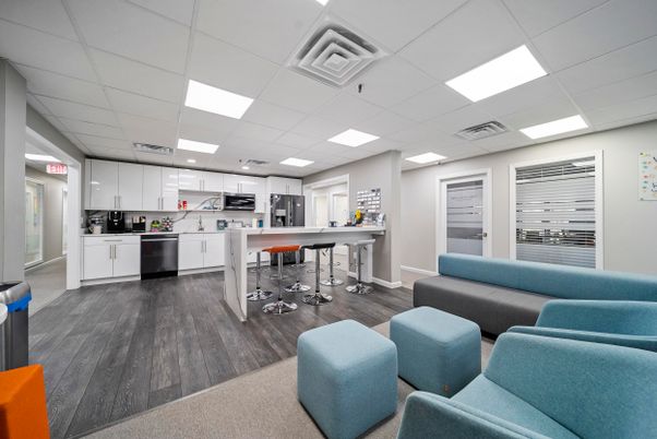 Interior, Kitchen, Living room, Recessed Lighting, Stainless Steel Appliances, Wood Texture Flooring