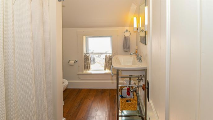 Bathroom, Interior, Wood Texture Flooring