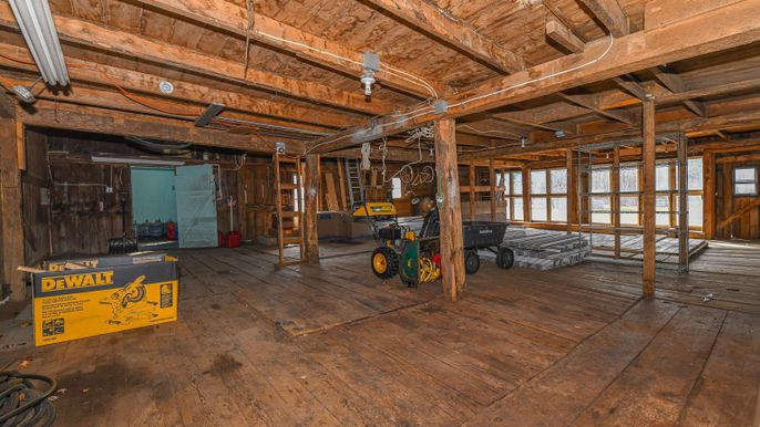Fitness Equipment, Interior, Wooden Beams, Wood Texture Flooring