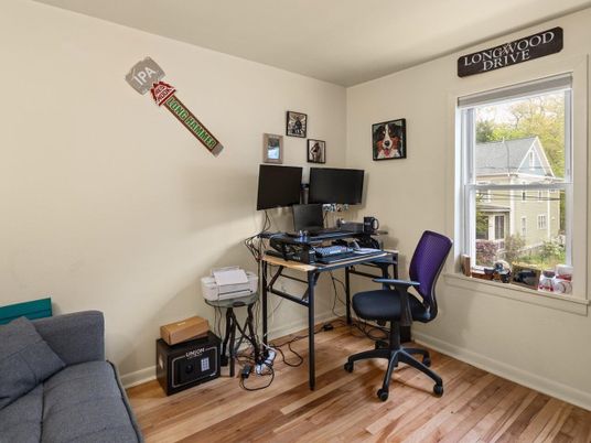 Home Office, Interior, Wood Texture Flooring