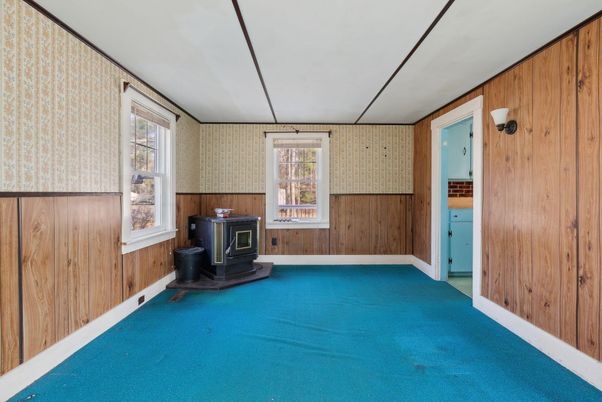 Empty room, Interior, Wooden Walls