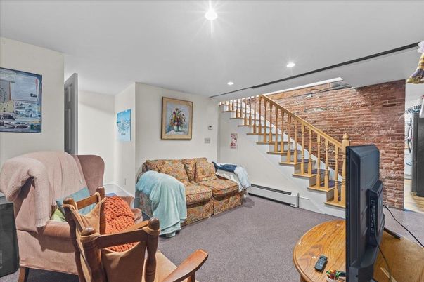 Interior, Recessed Lighting, Stone Walls