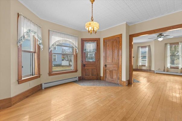 Chandelier, Interior, Wood Texture Flooring
