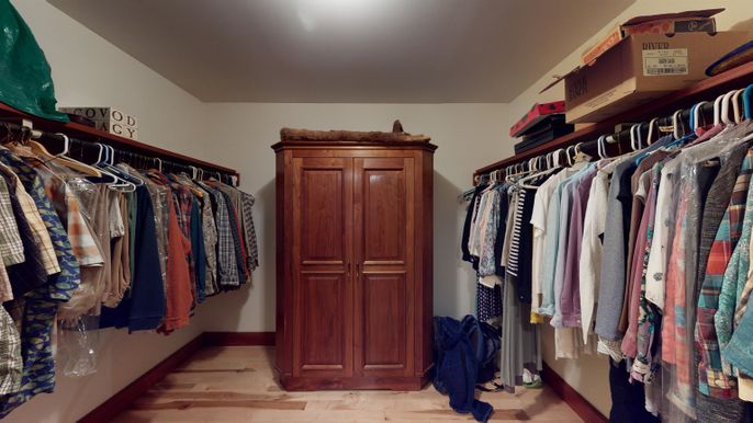 Interior, Walk-in Closets, Wood Texture Flooring