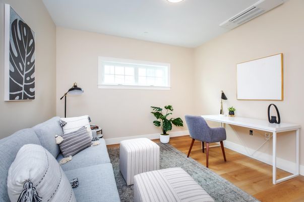 Home Office, Interior, Wood Texture Flooring