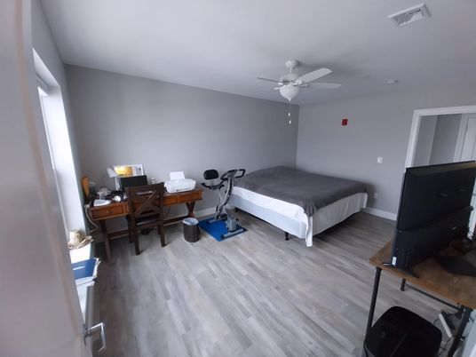 Bedroom, Home Office, Interior, Wood Texture Flooring