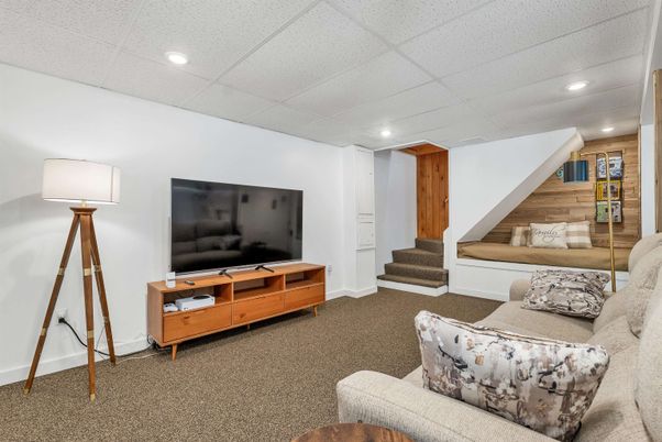 Interior, Living room, Recessed Lighting