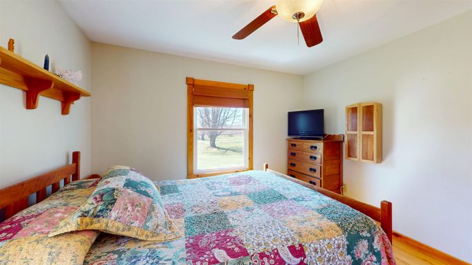 Bedroom, Interior, Wood Texture Flooring