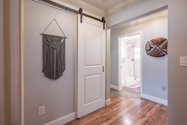 Bathroom, Interior, Wood Texture Flooring