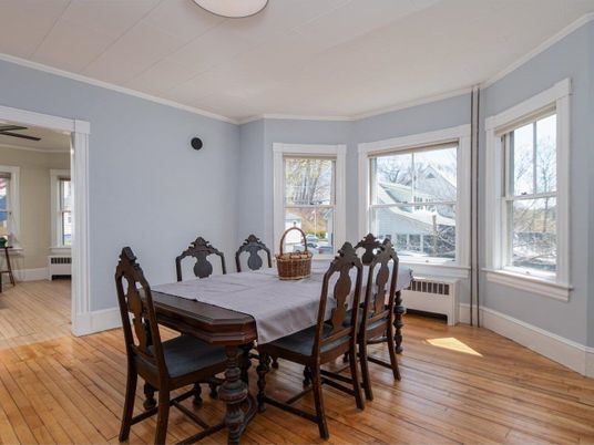 Dining room, Interior, Wood Texture Flooring