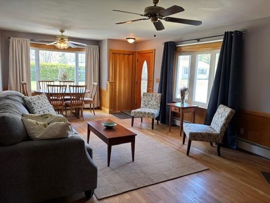 Dining room, Interior, Living room, Wood Texture Flooring