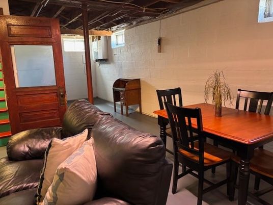 Dining room, Interior, Stone Walls
