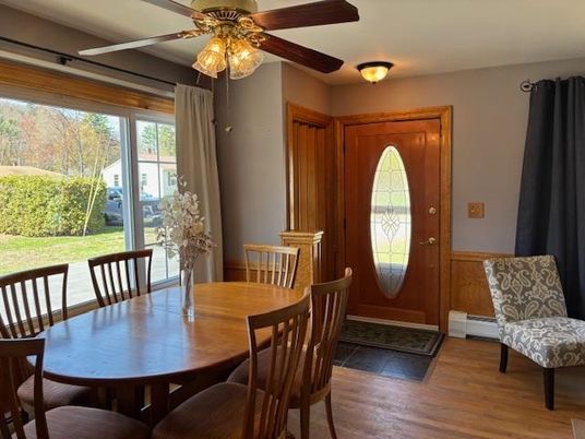 Dining room, Interior, Wood Texture Flooring