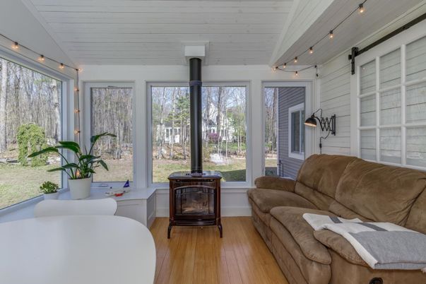 Interior, Living room, Sun Room, Wood Texture Flooring