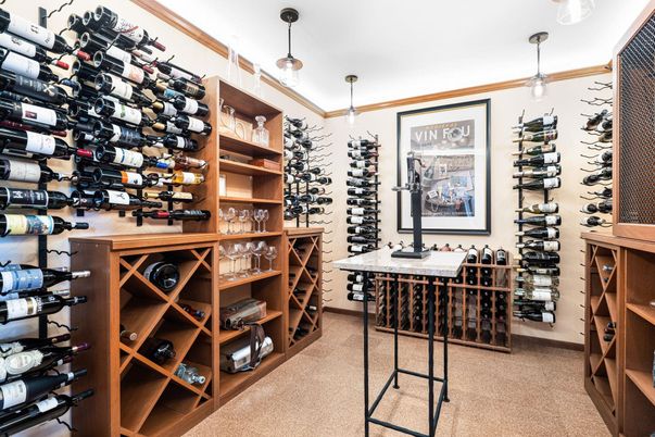 Interior, Pendant Lights, Wine Storage