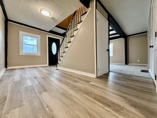 Empty room, Interior, Wood Texture Flooring