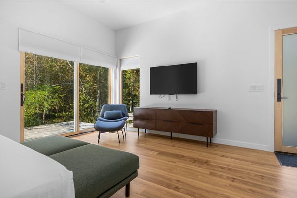 Bedroom, Interior, Wood Texture Flooring