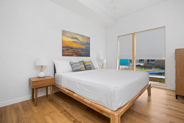 Bedroom, Interior, Wood Texture Flooring
