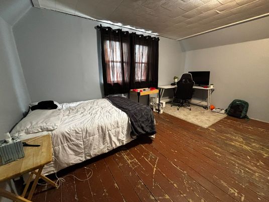 Bedroom, Home Office, Interior, Wood Texture Flooring