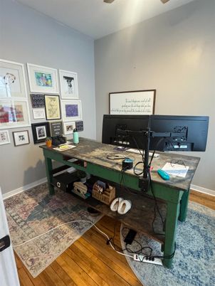Home Office, Interior, Wood Texture Flooring