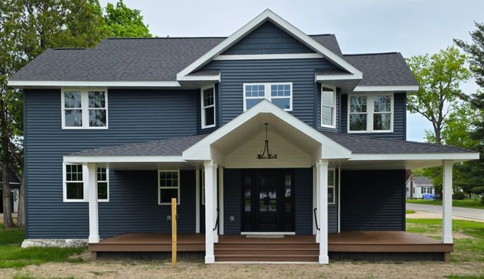 Exterior, Facade, Farmhouse