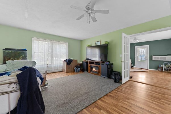 Fireplace, Interior, Wood Texture Flooring