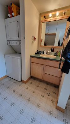 Bathroom, Dual Sink Vanities, Interior, Utility Closets, Washer