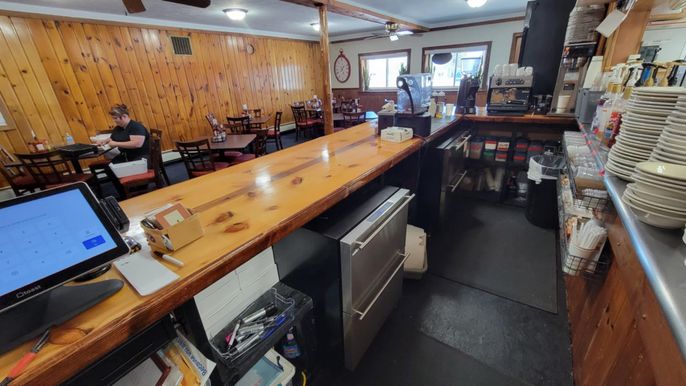 Dining room, Interior, Wooden Walls