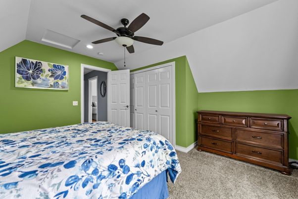 Bedroom, Interior, Recessed Lighting