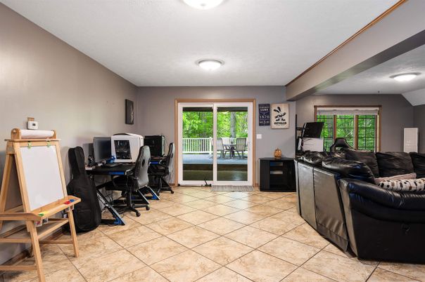 Home Office, Interior, Recessed Lighting