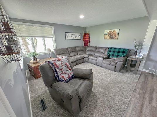 Interior, Living room, Recessed Lighting