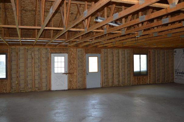 Empty room, Interior, Wooden Beams, Wooden Ceilings, Wooden Walls