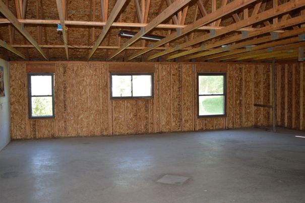 Empty room, Interior, Wooden Beams, Wooden Ceilings, Wooden Walls