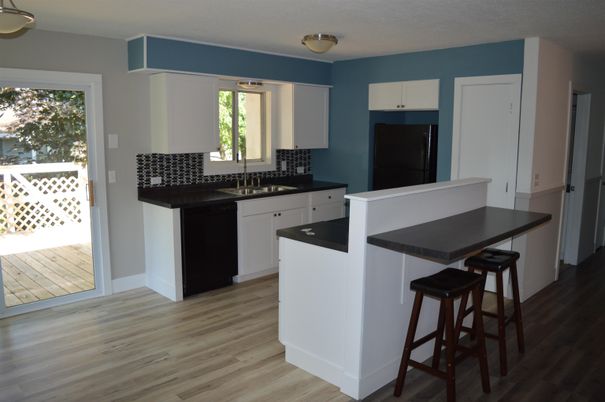Interior, Kitchen, Wood Texture Flooring