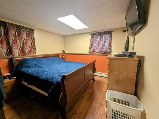 Bedroom, Interior, Wood Texture Flooring
