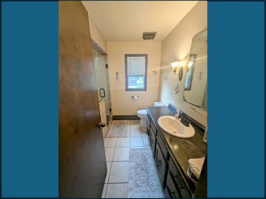 Bathroom, Dual Sink Vanities, Glass Shower, Interior