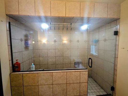 Bathroom, Glass Shower, Interior